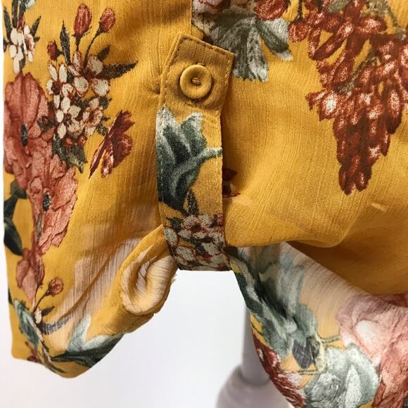 NWT DR2 Daniel Rainn Floral Print Wrap Dress - Picture 8 of 8